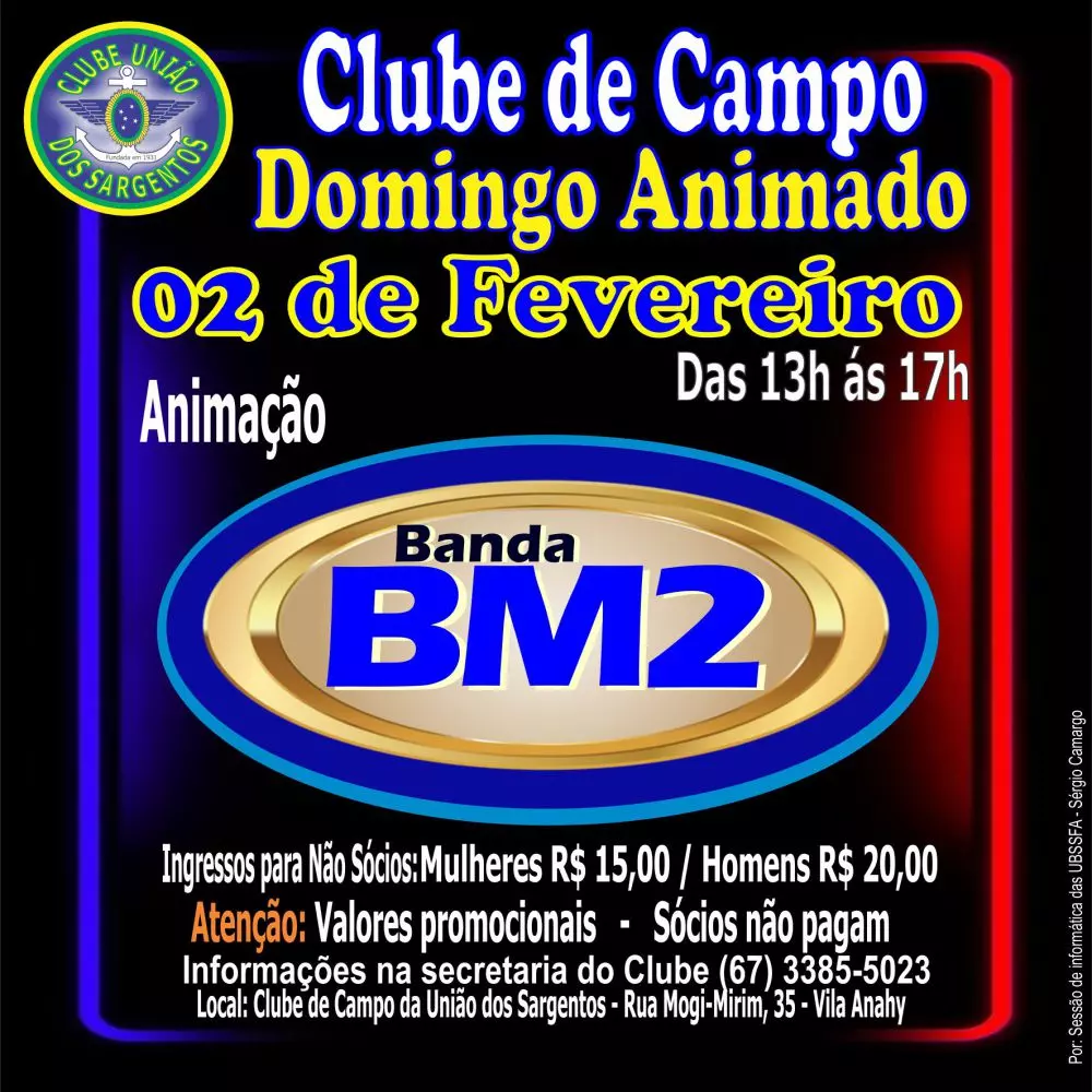 Domingo Animado no Clube de Campo 02/02/2025